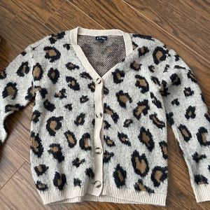 Girls Cheetah Cardigan